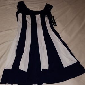 connected apparel Dresses - Connected Apparel Petite Striped Dress connected apparel Dresses - Connected Apparel Petite Striped Dress